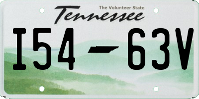 TN license plate I5463V