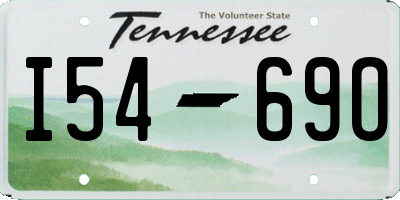 TN license plate I5469O