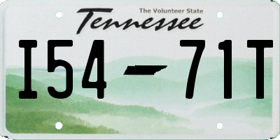 TN license plate I5471T