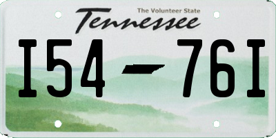 TN license plate I5476I