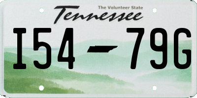 TN license plate I5479G