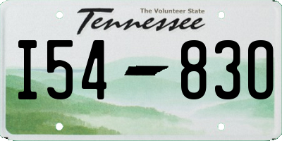 TN license plate I5483O