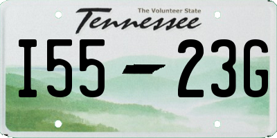 TN license plate I5523G