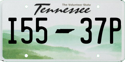 TN license plate I5537P