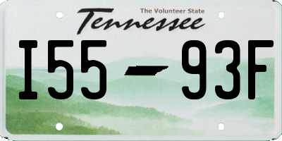 TN license plate I5593F