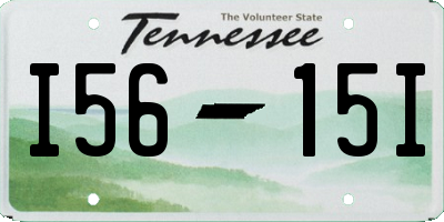 TN license plate I5615I