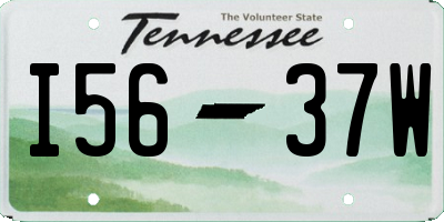 TN license plate I5637W