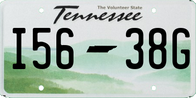 TN license plate I5638G