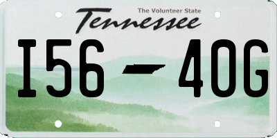 TN license plate I5640G