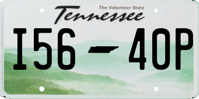 TN license plate I5640P