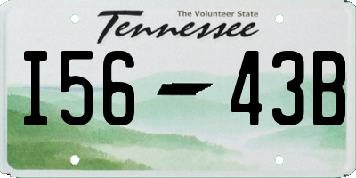 TN license plate I5643B