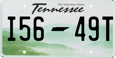 TN license plate I5649T
