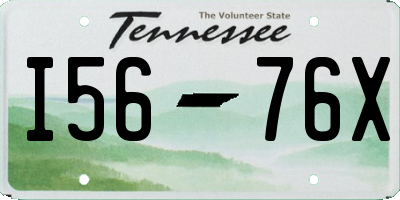 TN license plate I5676X