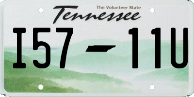 TN license plate I5711U