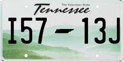 TN license plate I5713J