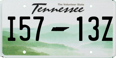 TN license plate I5713Z