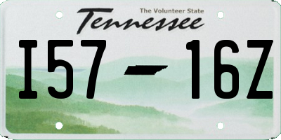 TN license plate I5716Z