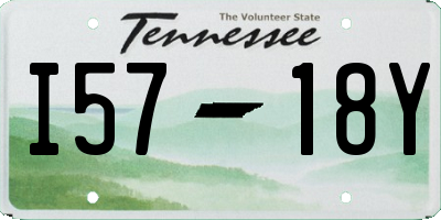 TN license plate I5718Y