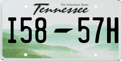 TN license plate I5857H