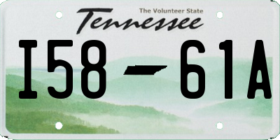 TN license plate I5861A