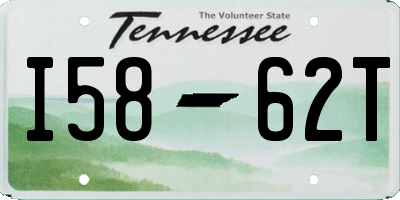 TN license plate I5862T