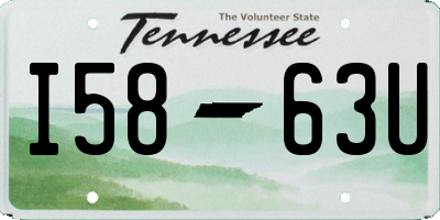TN license plate I5863U