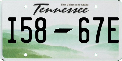 TN license plate I5867E