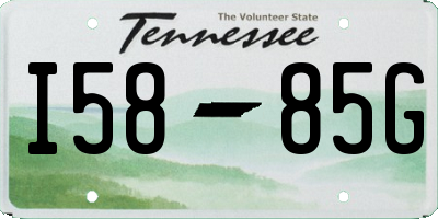 TN license plate I5885G