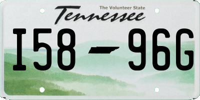 TN license plate I5896G