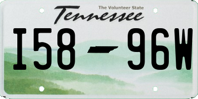 TN license plate I5896W