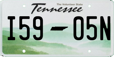 TN license plate I5905N