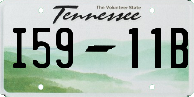 TN license plate I5911B