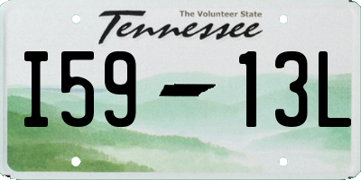 TN license plate I5913L