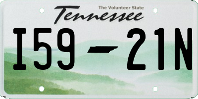 TN license plate I5921N