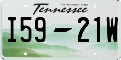 TN license plate I5921W