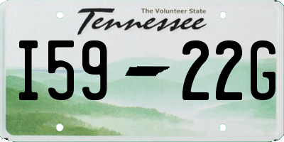 TN license plate I5922G
