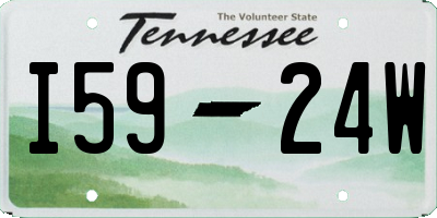 TN license plate I5924W