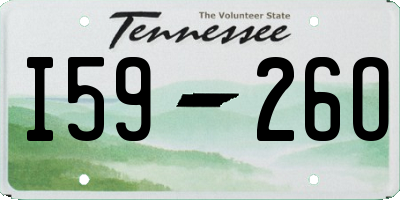 TN license plate I5926O