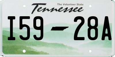 TN license plate I5928A