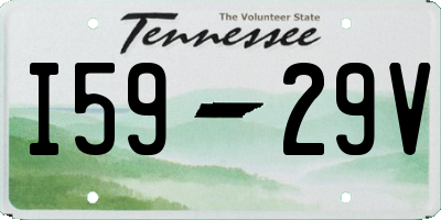 TN license plate I5929V