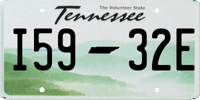 TN license plate I5932E