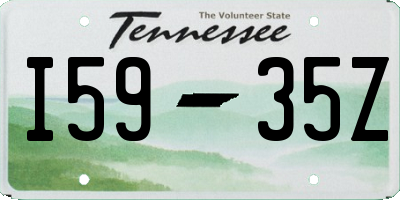 TN license plate I5935Z