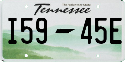 TN license plate I5945E