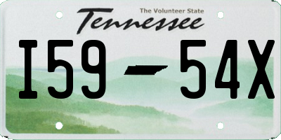 TN license plate I5954X