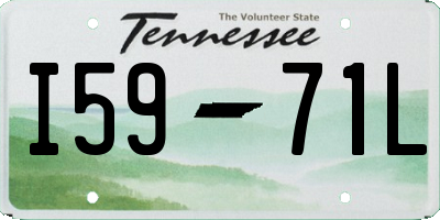 TN license plate I5971L