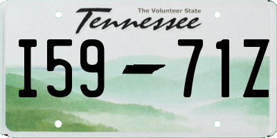 TN license plate I5971Z