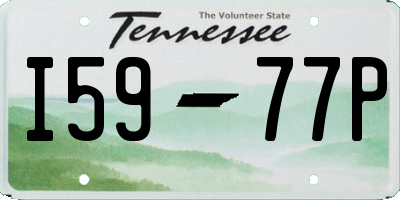 TN license plate I5977P