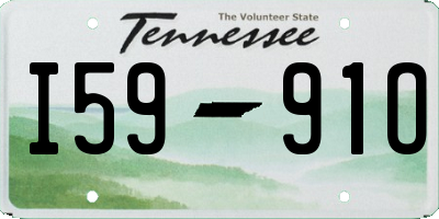 TN license plate I5991O
