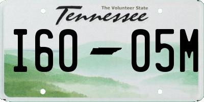 TN license plate I6005M
