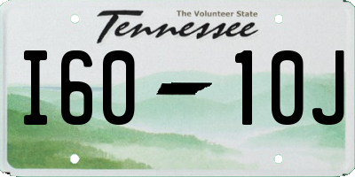 TN license plate I6010J